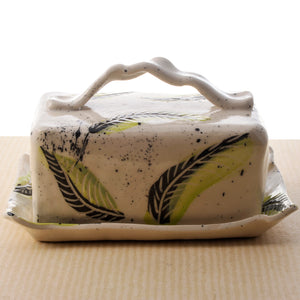 Covered Butter Dish handmade by Dixie Baker