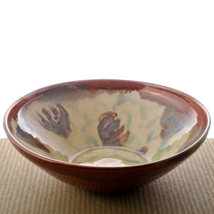 Patterned Serving Bowl by Dawn Olson