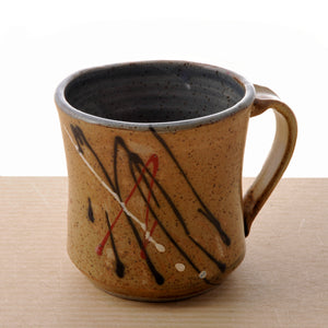Brown Speckled  Mug by Dixie Baker